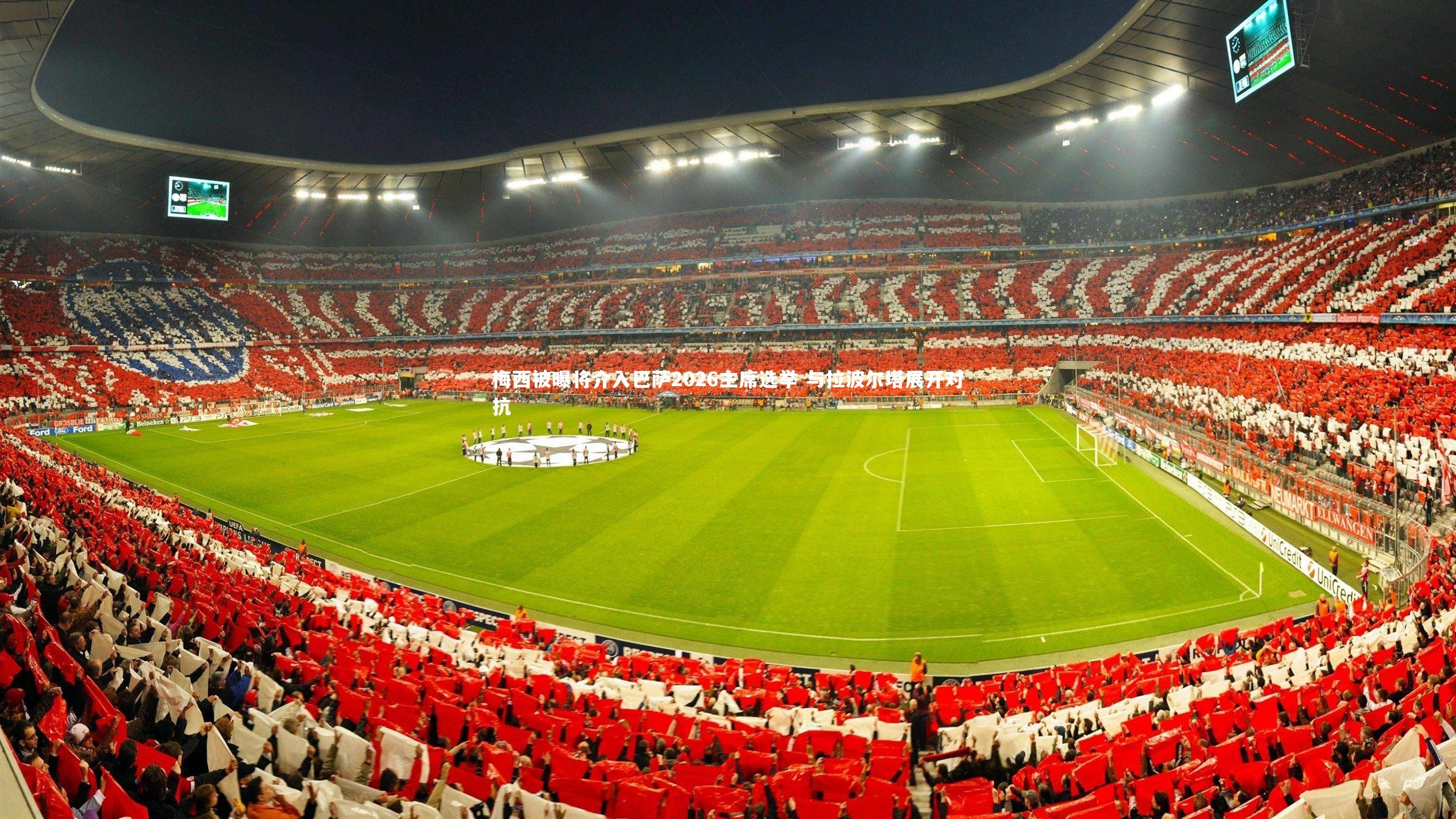 梅西被曝将介入巴萨2026主席选举 与拉波尔塔展开对抗